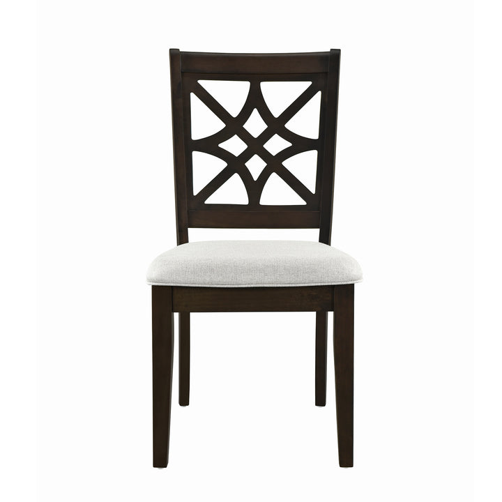5-Piece 62*35.2inch Extendable Rubber Wood Dining Table Set with X-shape Legs