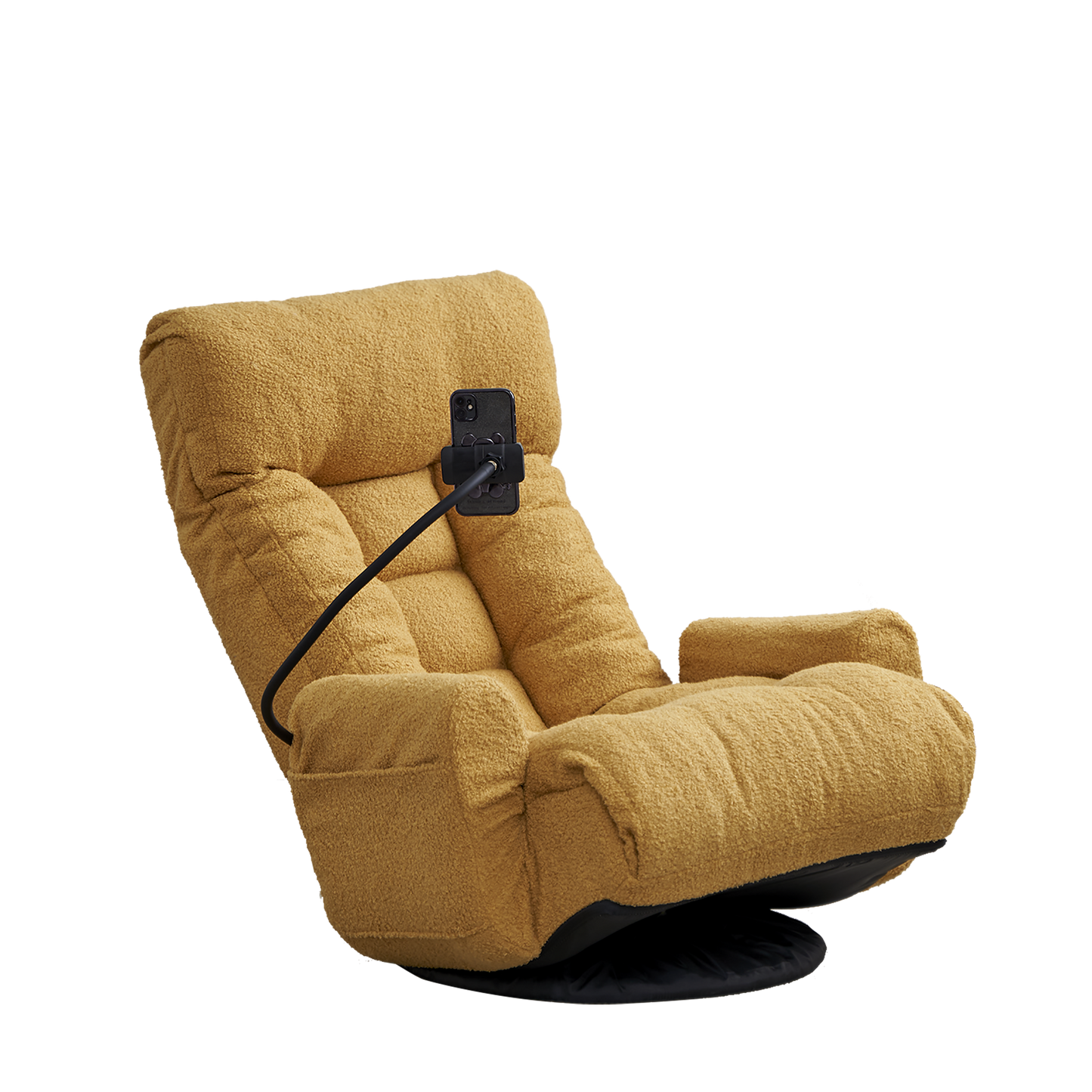 Adjustable head and waist, 360 degree rotatable sofa chair