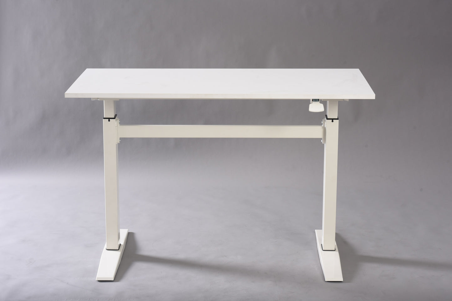 47" Tech Desk Standing and Adjustable Desk In White