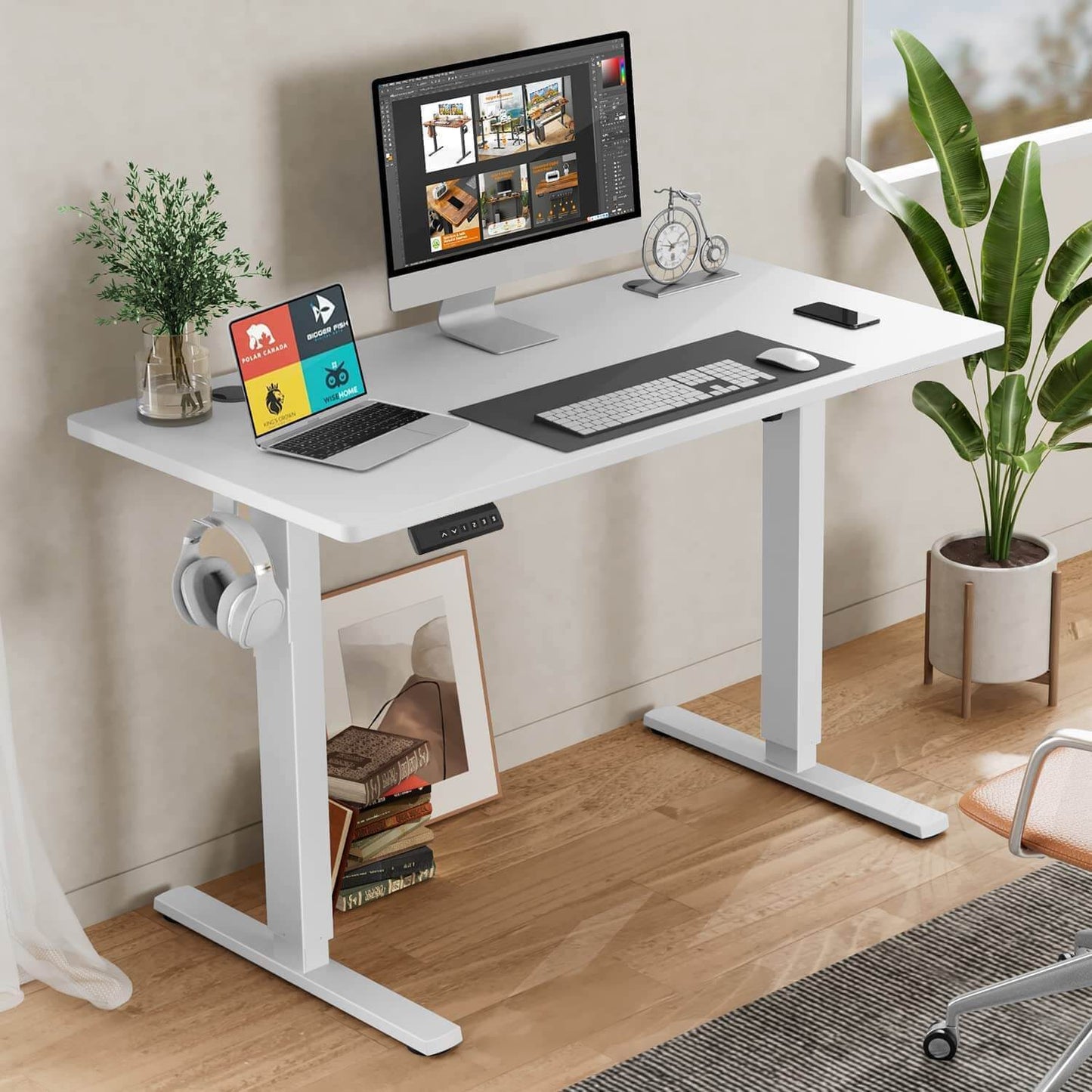 Electric Height Adjustable Standing Desk,40'' x 24"