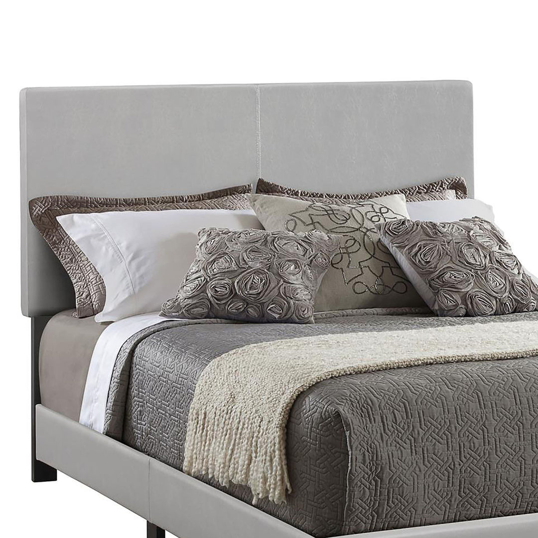Grey Queen Panel Bed