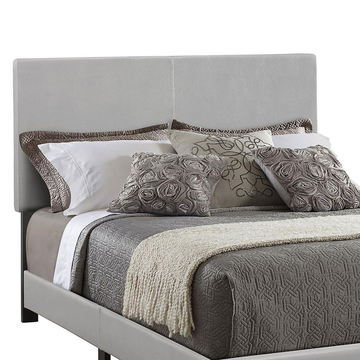 Grey Queen Panel Bed