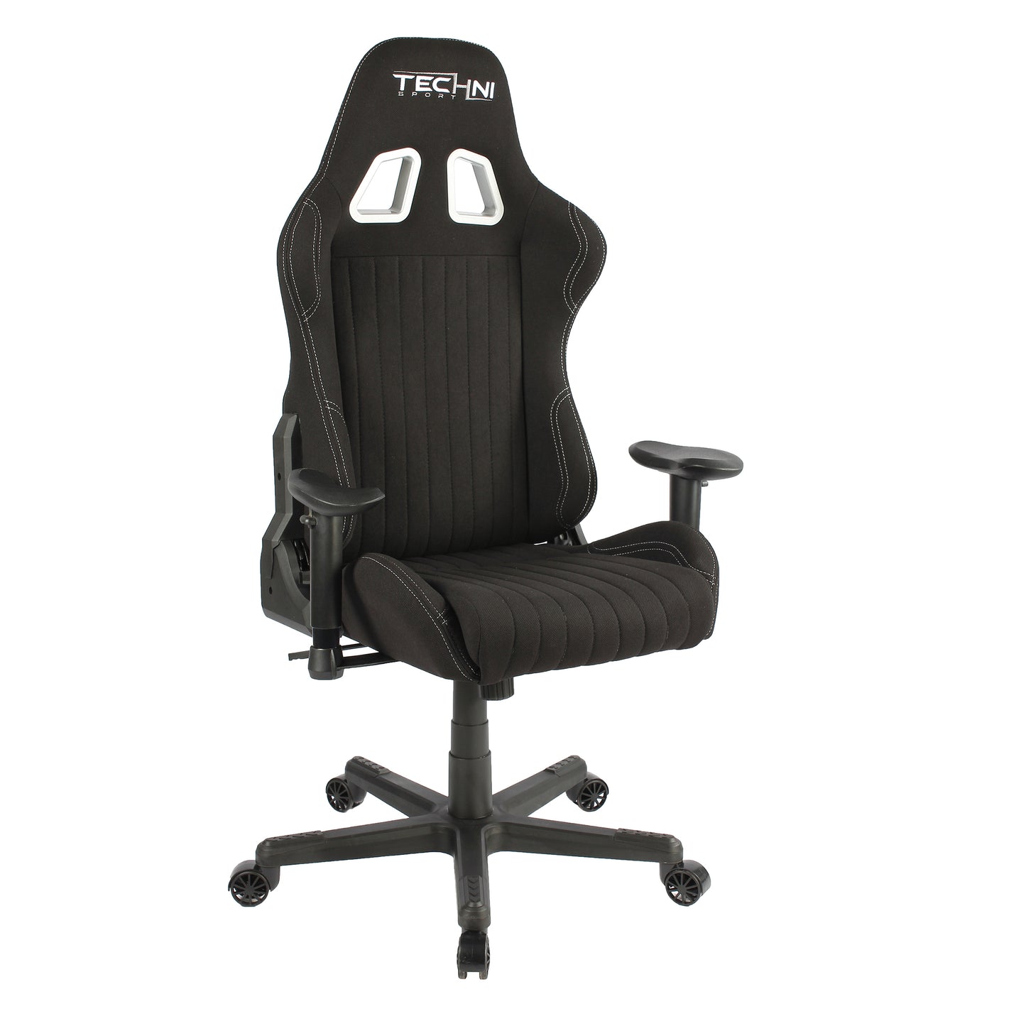 Sport TS-F44 Fabric Ergonomic High Back Racer Style PC Gaming Chair, Black