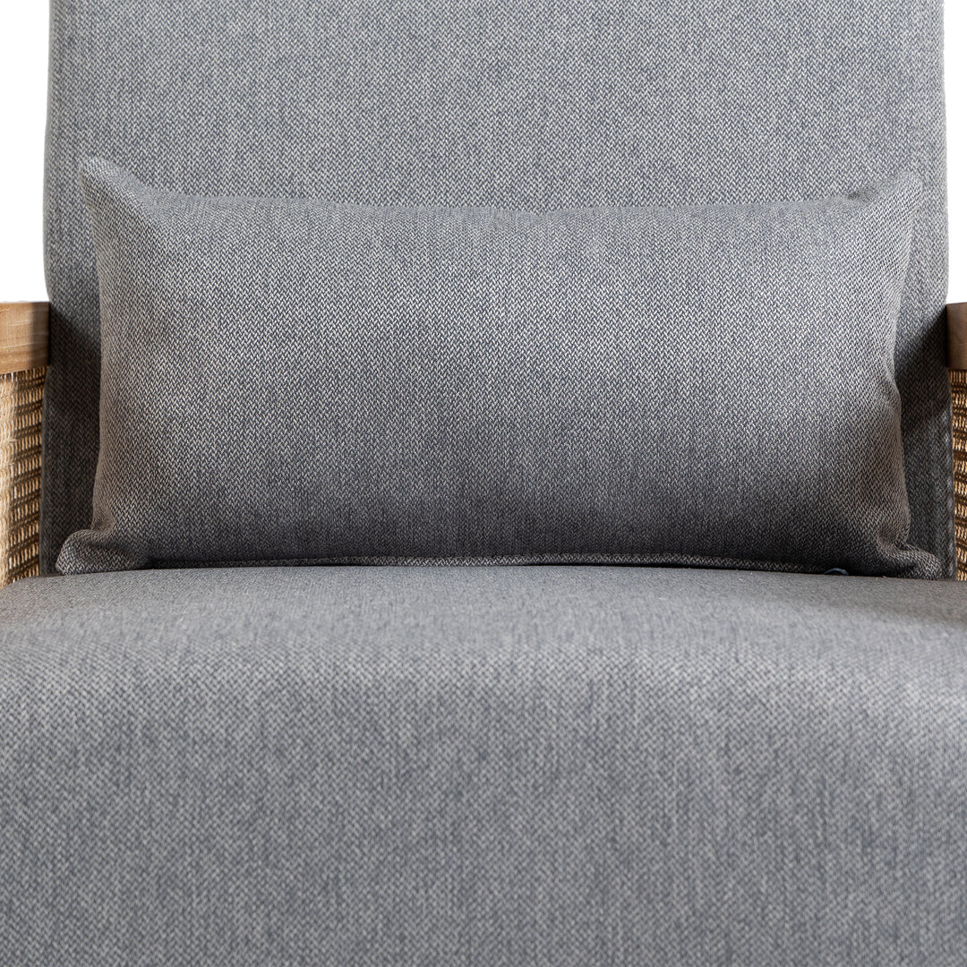 360 Degree Swivel Barrel Club Chair with one pillow,Modern Comfortable Upholstered Accent Chair (Grey linen)