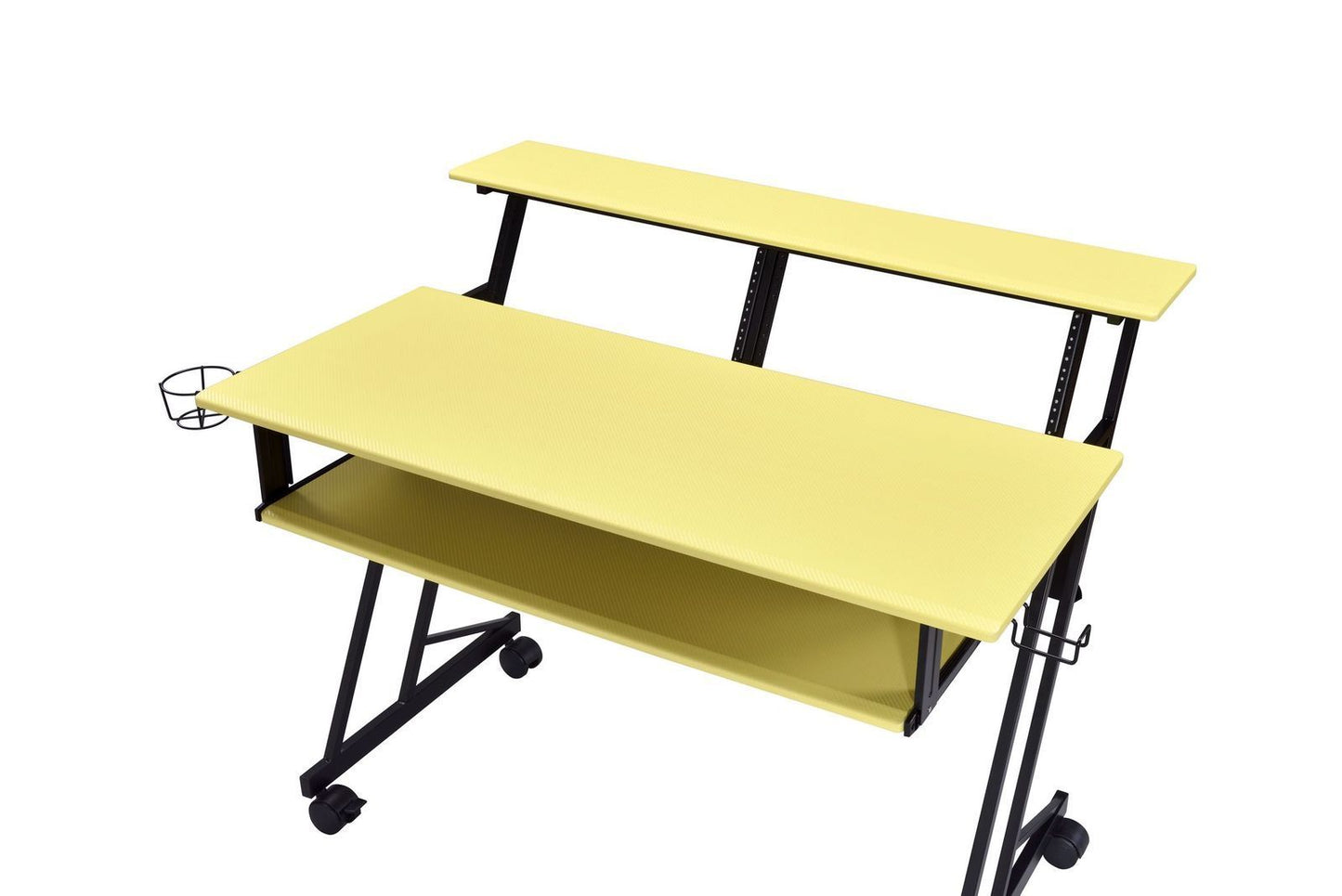 Suitor Computer Desk, Yellow & Black