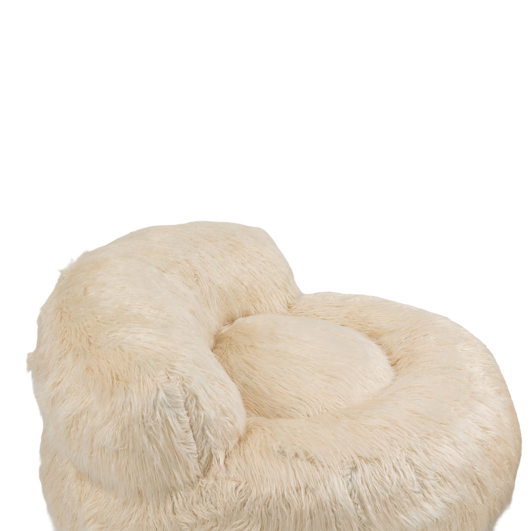 Bean Bag Chair, Floor Sofa with Handle,Accent Sofa Chair with Ottoma