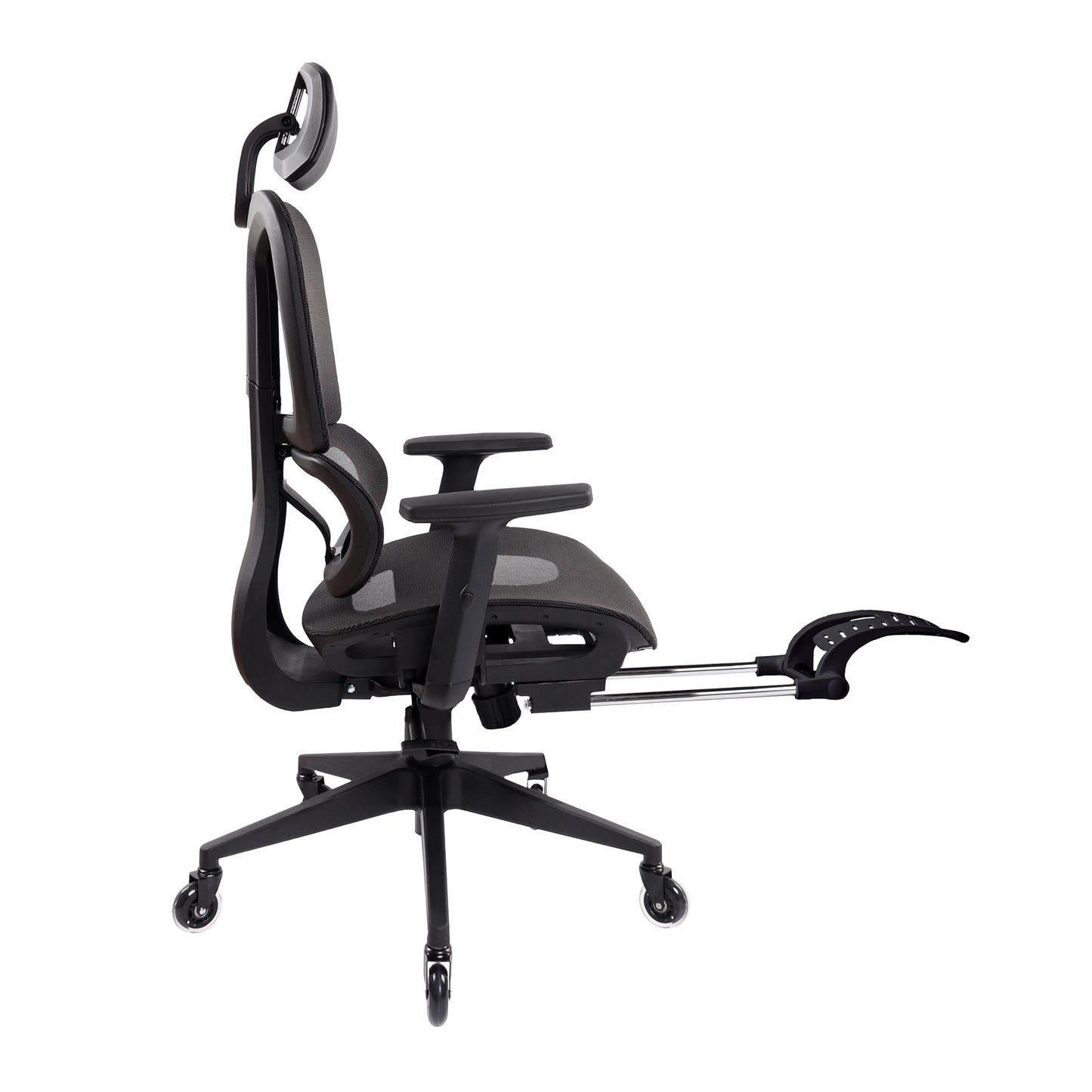 Ultimate Reclining Ergonomic Mesh Office Chair with Lumbar Support and Footrest