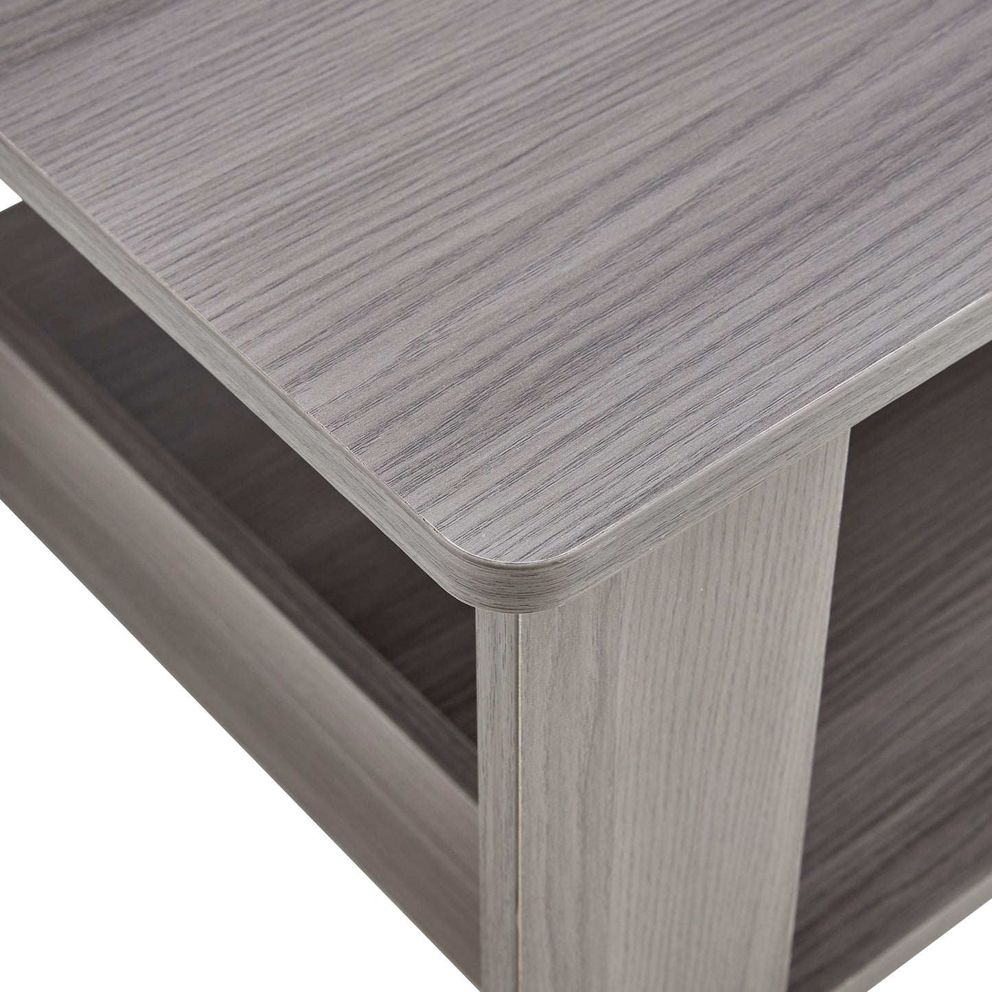 A gray textured coffee table,tea table.43.3"*21.6"*16.5"