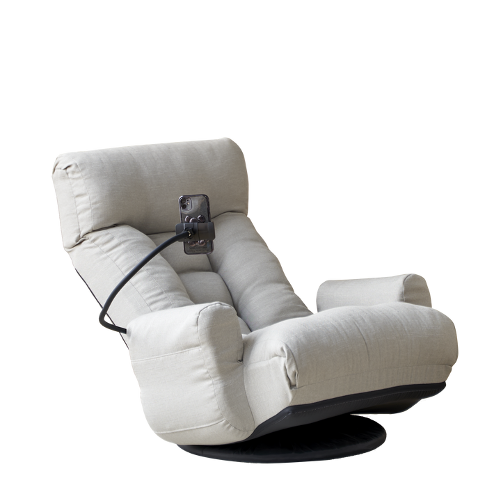 Adjustable head and waist, 360 degree rotatable sofa chair