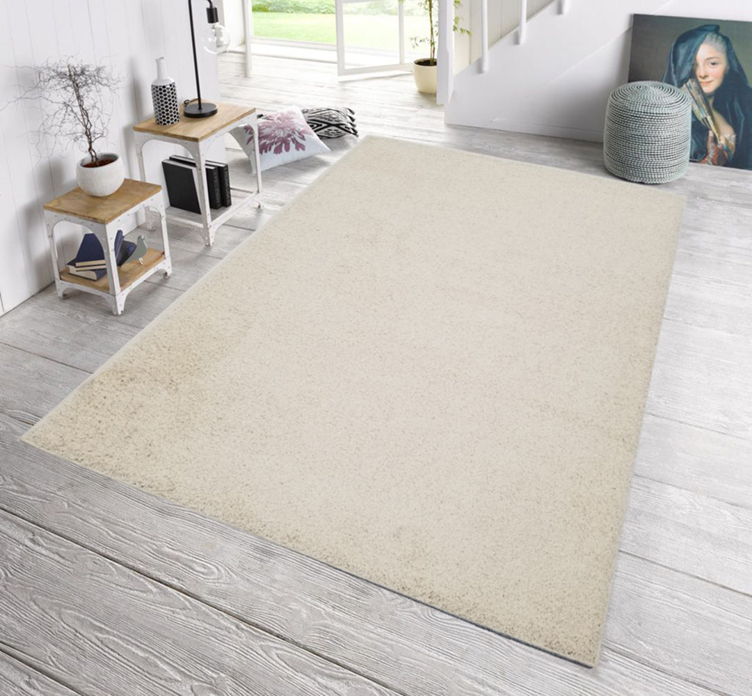 Shaggy Area Rugs, Carpets For Livingroom, 5x7 Area Rugs ,Shaggy Cream