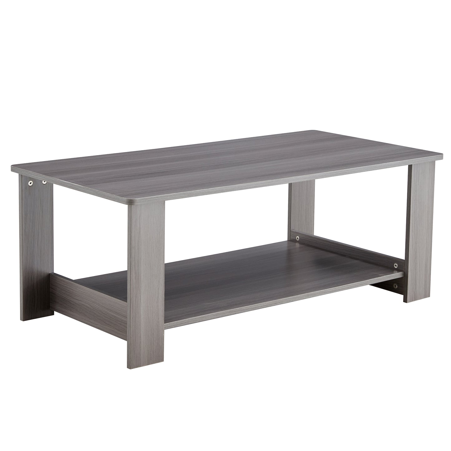 A gray textured coffee table,tea table.43.3"*21.6"*16.5"