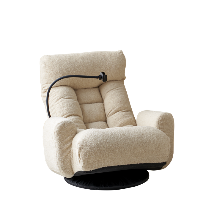 Adjustable head and waist, 360 degree rotatable sofa chair