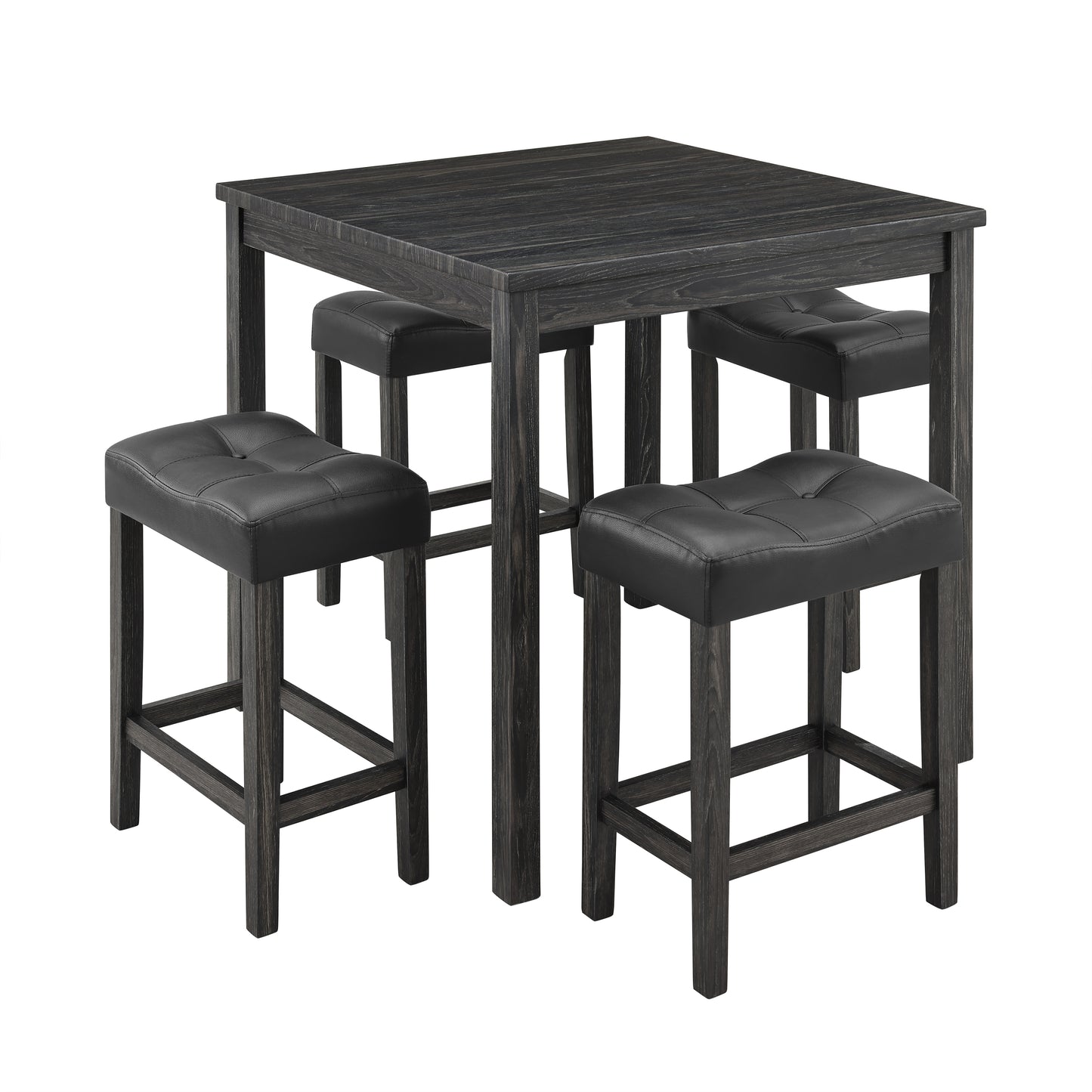 Dining Table, Bar Table and Chairs Set, 5 Piece Dining Table Set