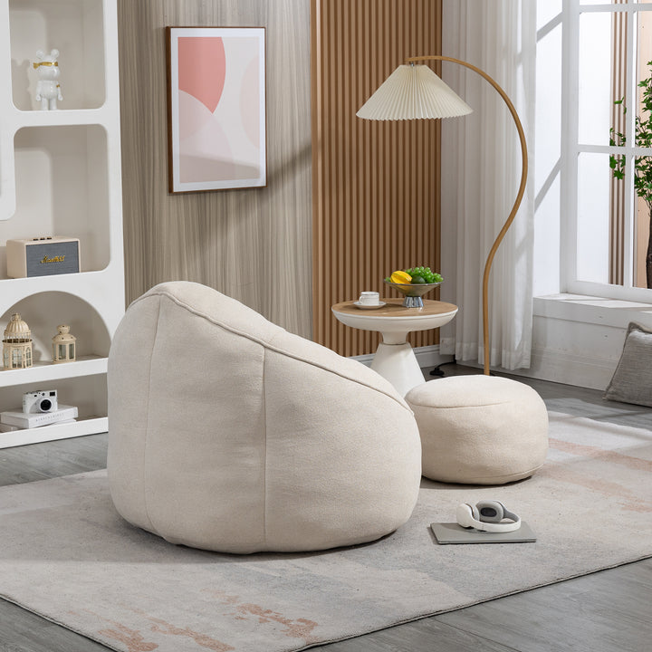 Bedding Bean Bag Sofa Chair High Pressure Foam Bean Bag Chair