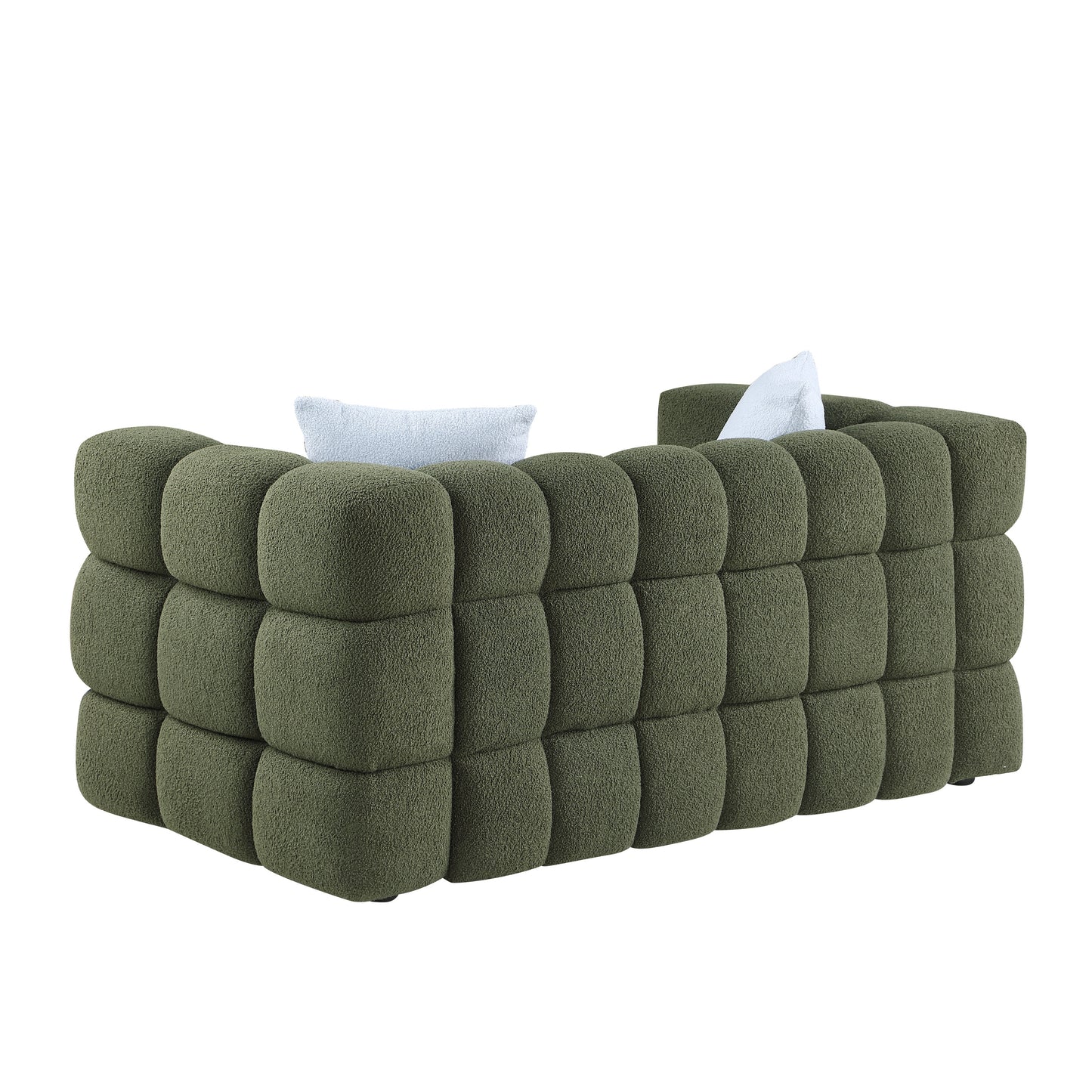 84.3 length human body structure OLIVE GREEN BOUCLE