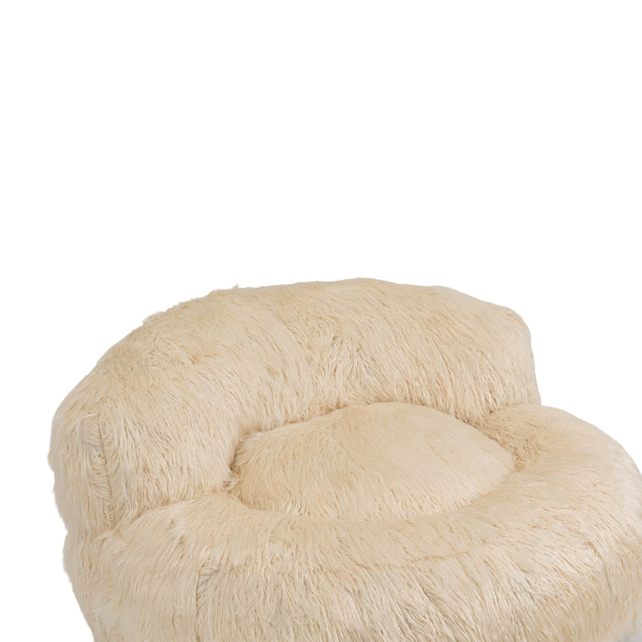 Bean Bag Chair, Floor Sofa with Handle,Accent Sofa Chair with Ottoma