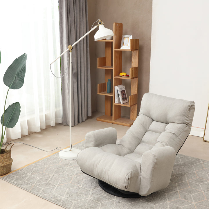 Adjustable head and waist, game chair, 360 degree rotatable sofa chair