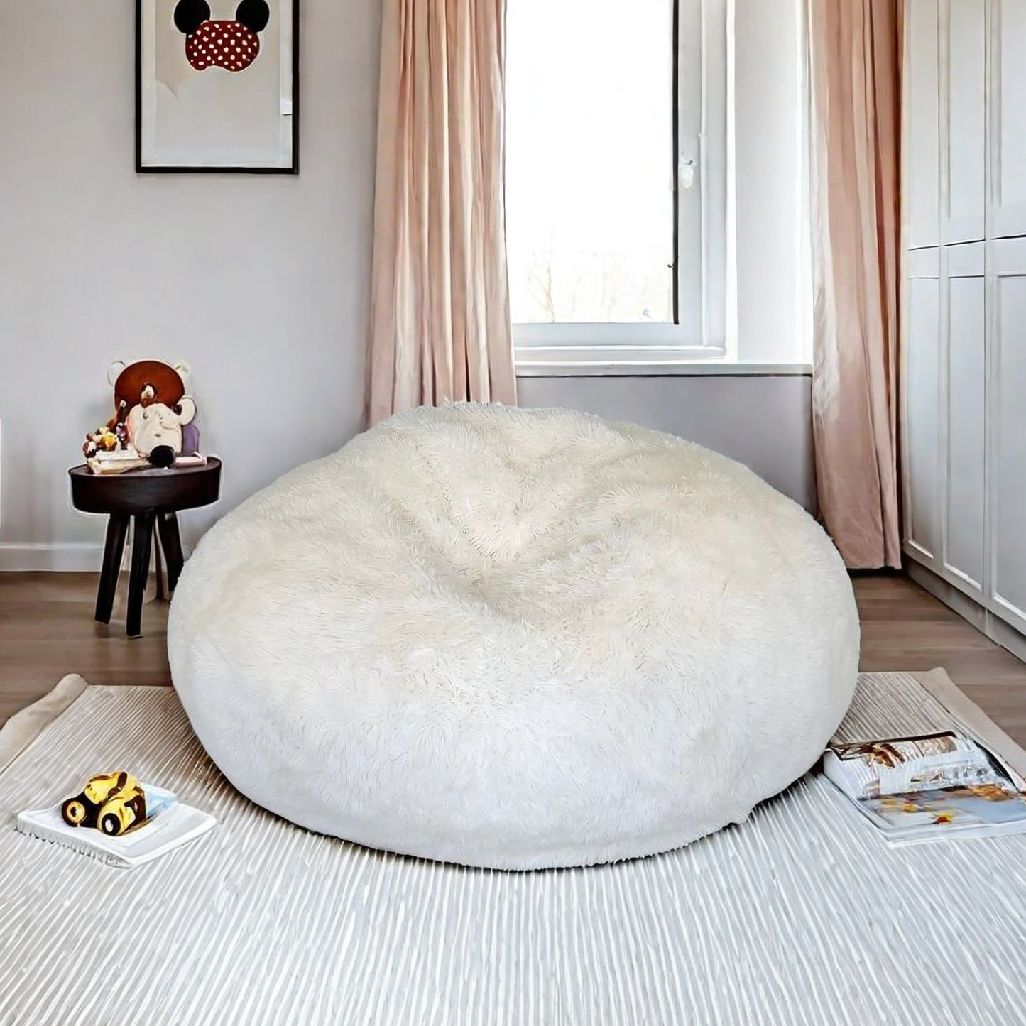 3 ft Bean Bag Chairs for Adults/Teens with Filling