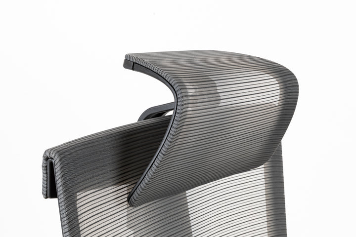 Excustive office chair with headrest and 2D armrest