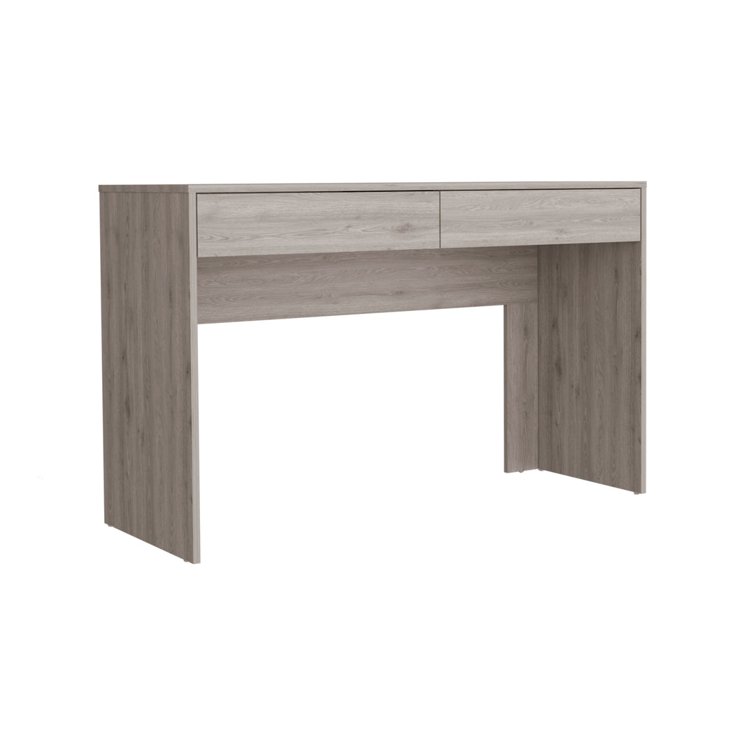 2 Drawer Writing Computer Desk, Light Gray