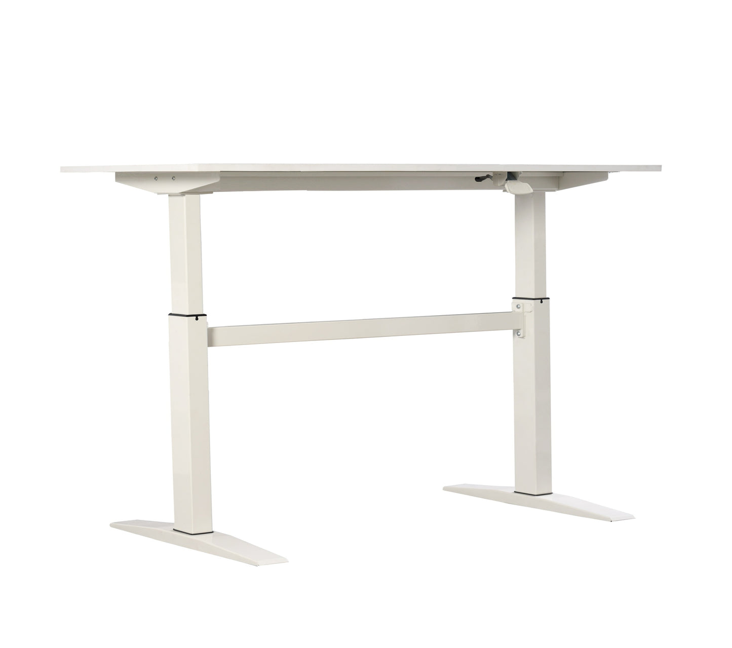 47" Tech Desk Standing and Adjustable Desk In White