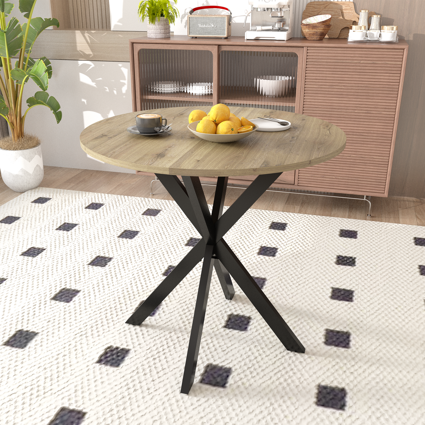 31.5 Inch Round Dining Table (only table)