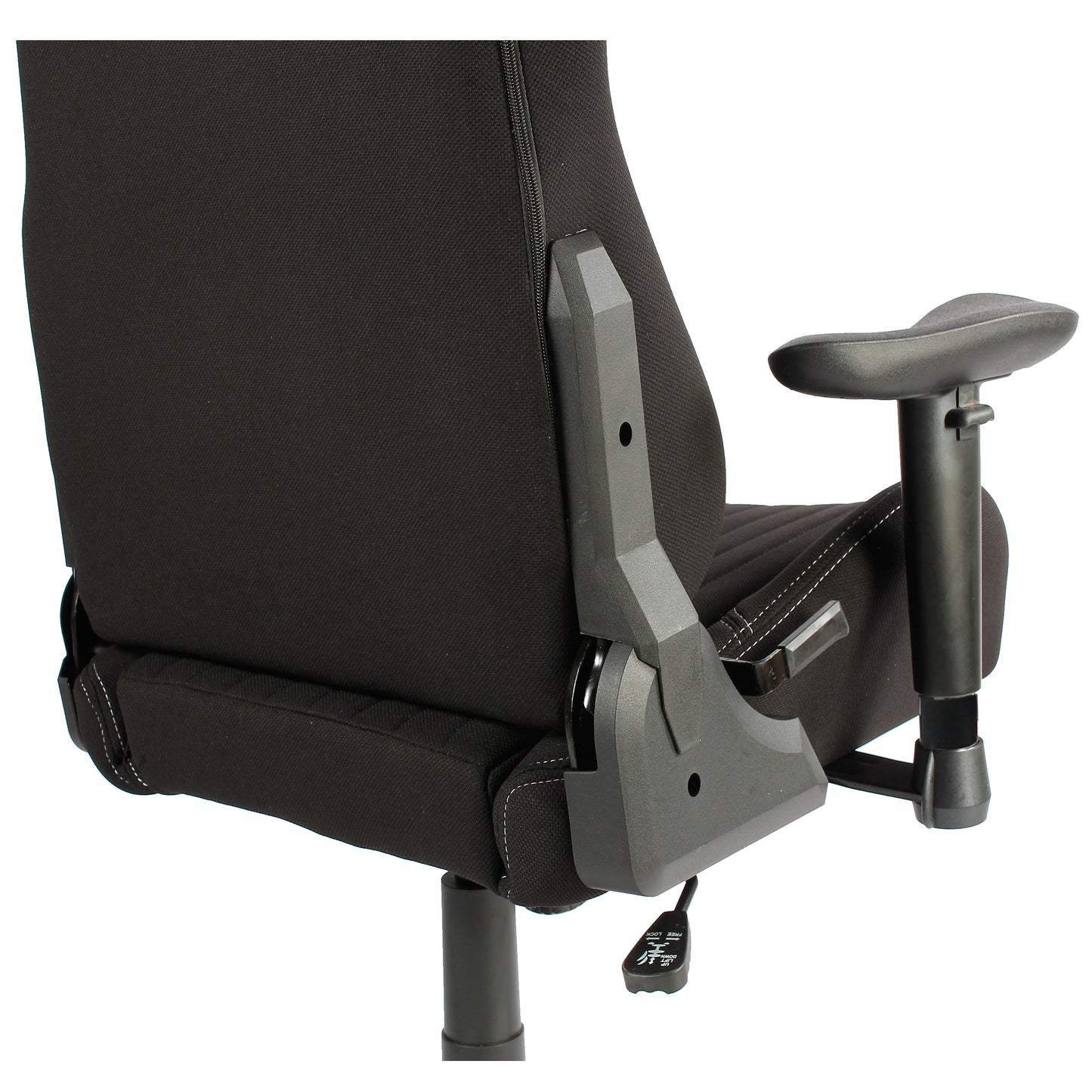 Sport TS-F44 Fabric Ergonomic High Back Racer Style PC Gaming Chair, Black