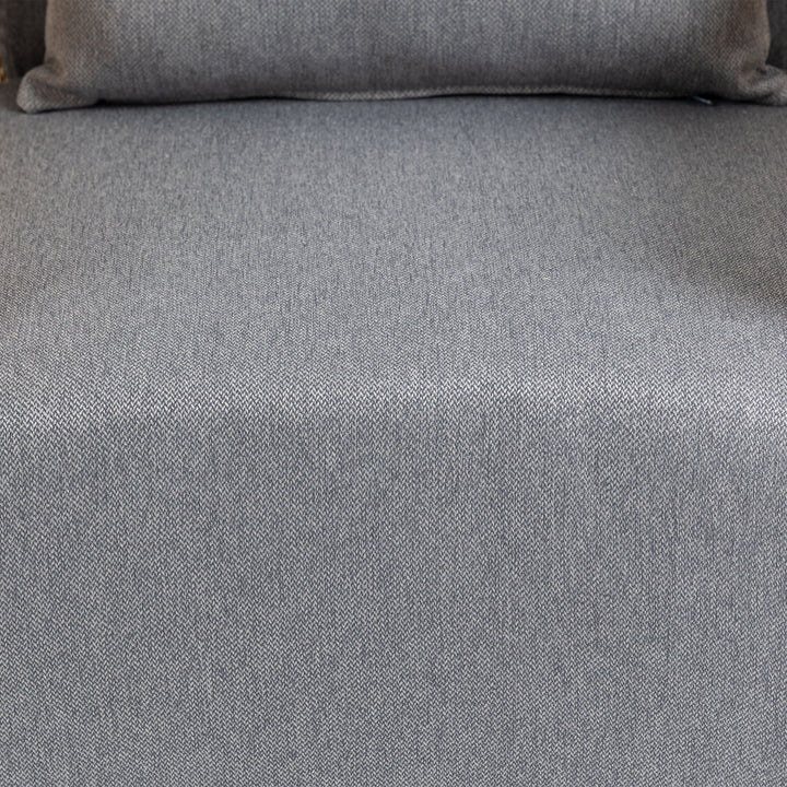360 Degree Swivel Barrel Club Chair with one pillow,Modern Comfortable Upholstered Accent Chair (Grey linen)