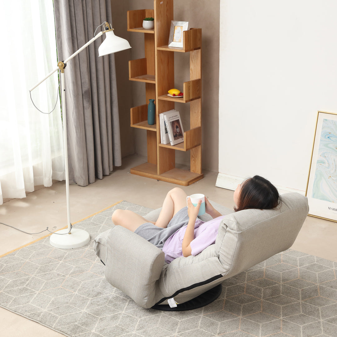 Adjustable head and waist, game chair, 360 degree rotatable sofa chair