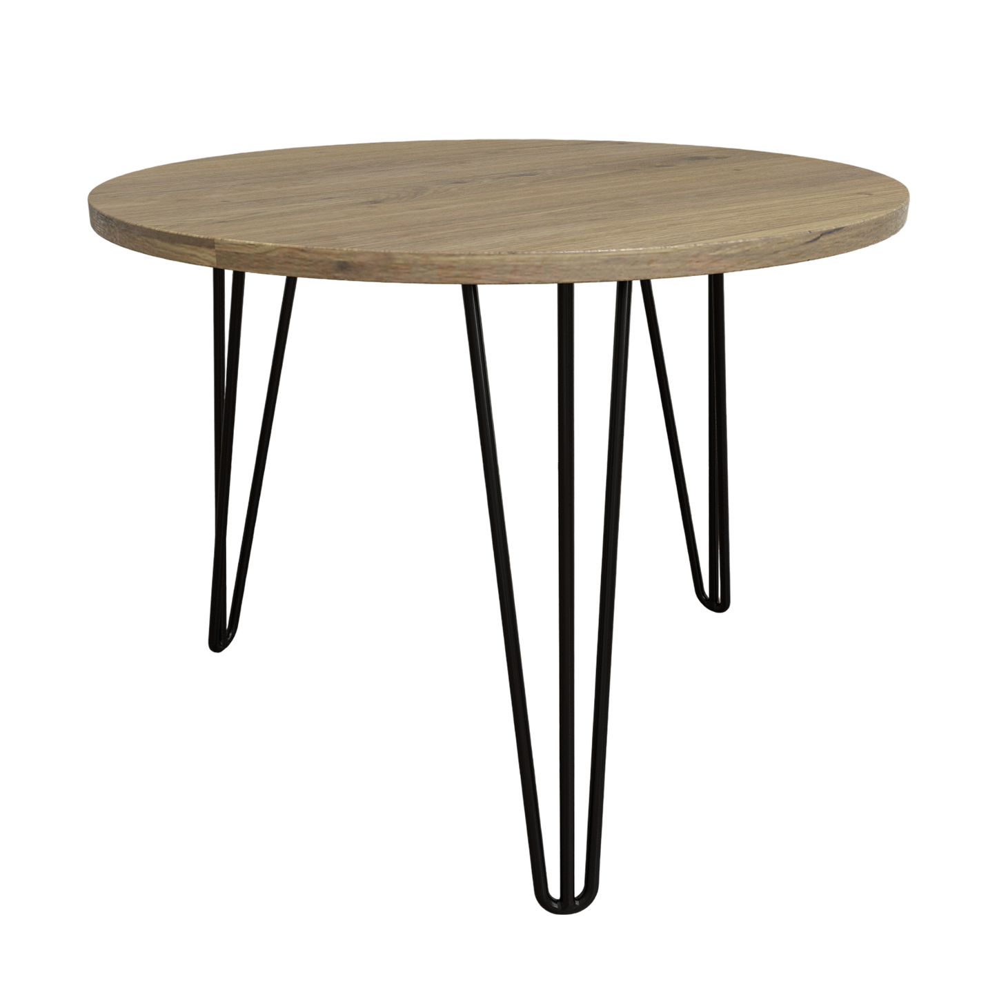 27.56'' Round Nesting Coffee Table Set of 2, Brown