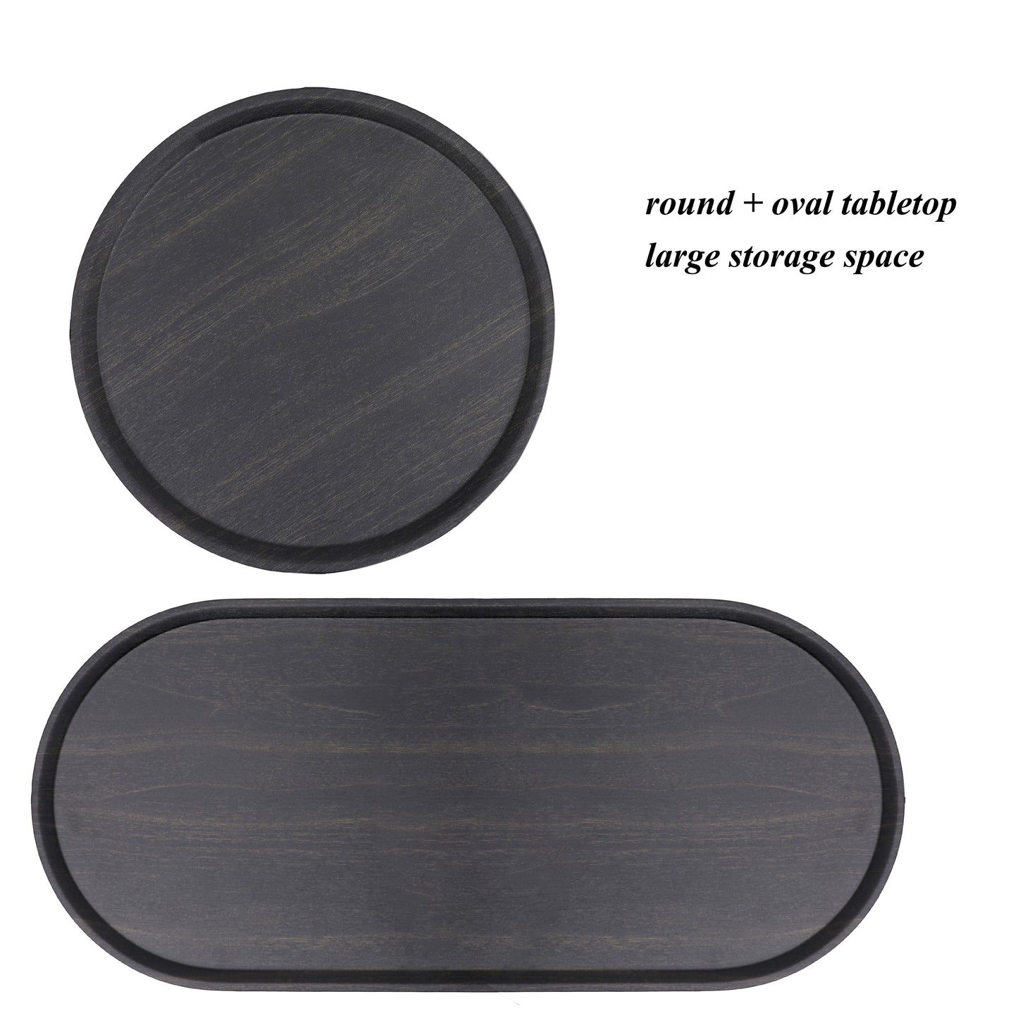 Round Coffee Table (Black)