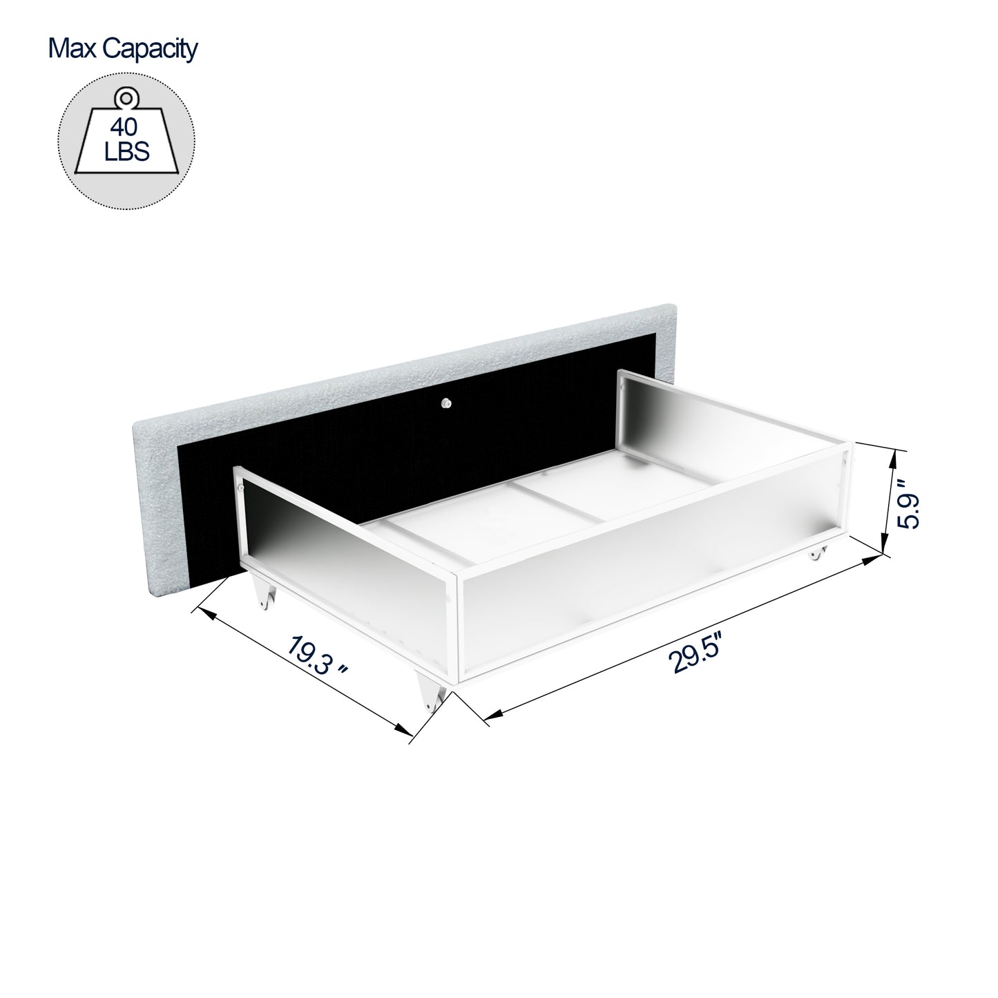 Same as B083119690 Liv Queen Size Ivory Boucle Upholstered Platform Bed with Patented 4 Drawers Storage, Curved Stitched Tufted Headboard, Wooden Slat Mattress Support, No Box Spring Needed