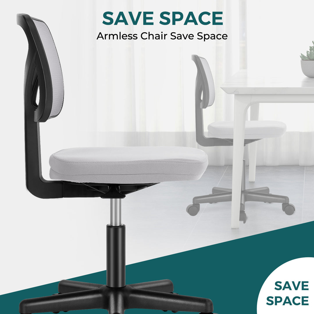 Desk Chair Small Home Office Chair with Lumbar Support