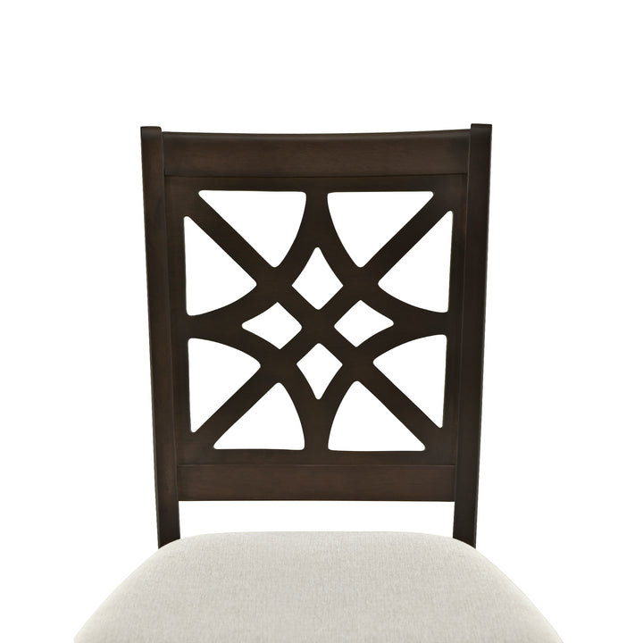 5-Piece 62*35.2inch Extendable Rubber Wood Dining Table Set with X-shape Legs