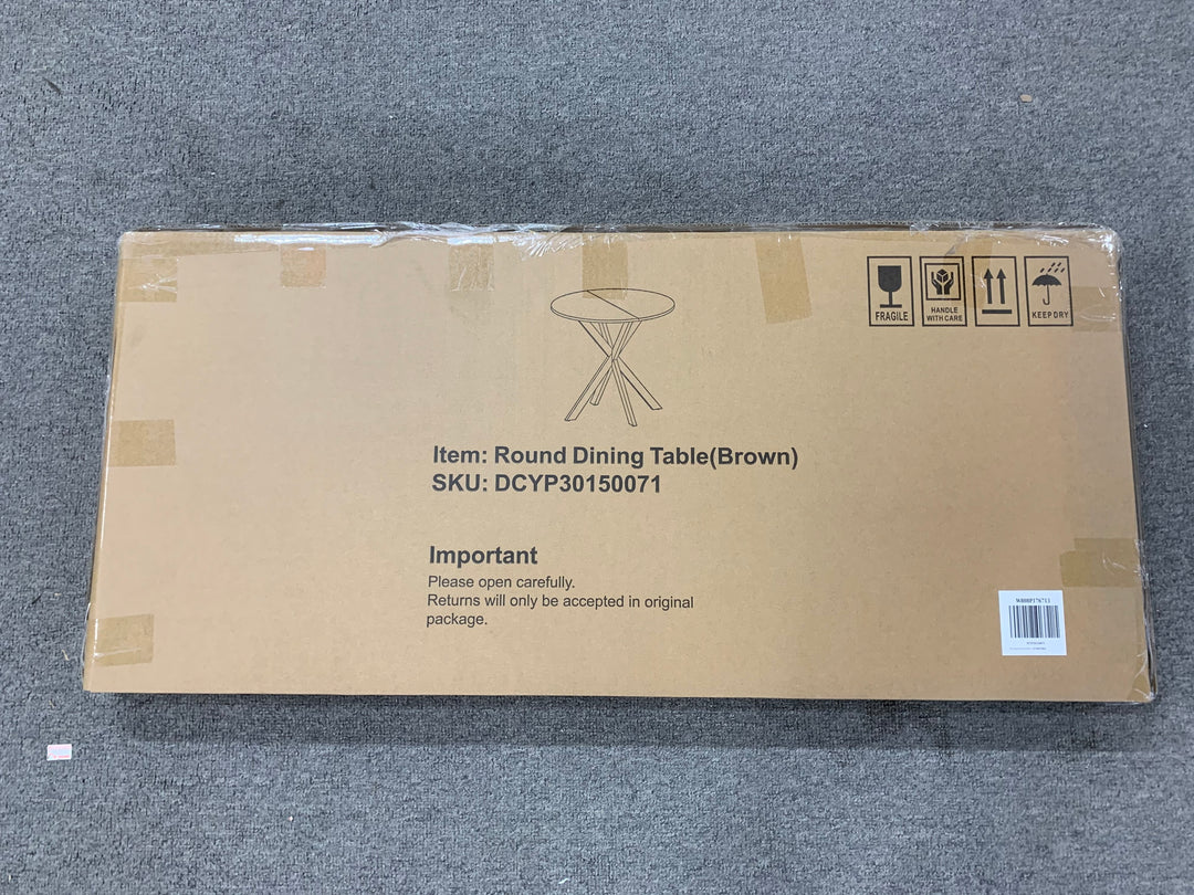 31.5 Inch Round Dining Table (only table)